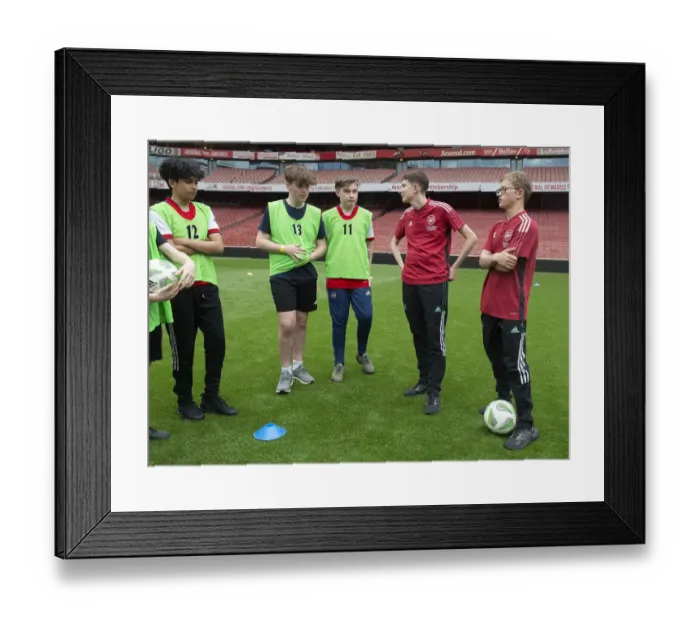 Framed Print : Arsenal FC 2022: Uncovering Football's Next Prodigy - Ball Squad Trials