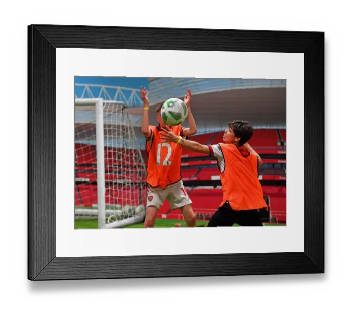 Framed Print : Arsenal FC 2022: Uncovering Football's Future Star - Ball Squad Trials