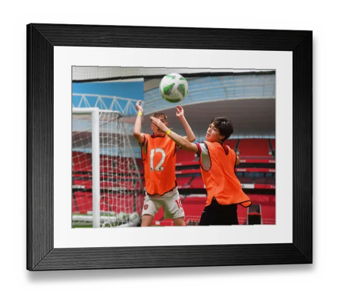 Framed Print : Arsenal FC 2022: Uncovering the Next Football Prodigy - Ball Squad Trials