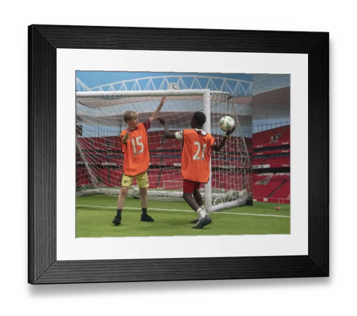 Framed Print : Arsenal FC 2022: Uncovering Football's Next Prodigy - Ball Squad Trials