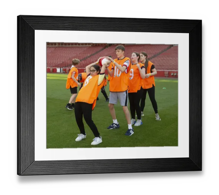 Framed Print : Arsenal Football Club 2022: 102-Player Ball Squad Trials
