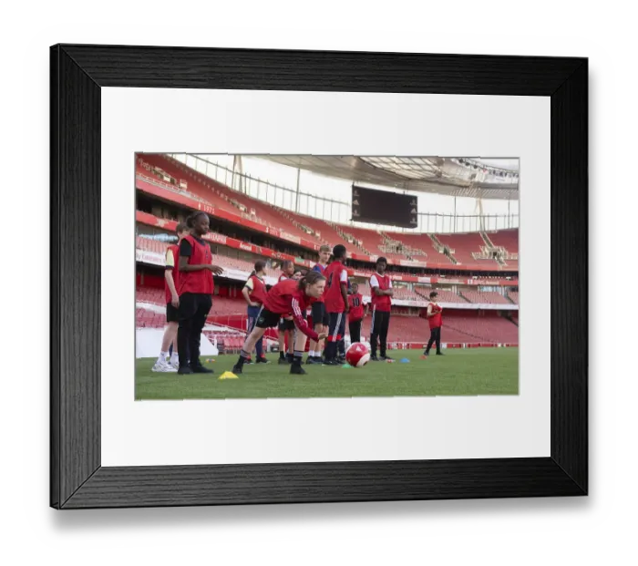 Framed Print : 2022 Arsenal Football Club Ballboy Tryouts: 110 Contenders Compete for a Chance Framed Print : 2022 Arsenal Football Club Ballboy Tryouts: 110 Contenders Compete for a Chance