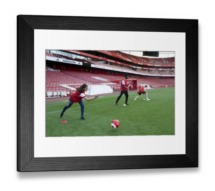 Framed Print : 2022 Arsenal FC Ball Squad Trials: 111 Young Prospects Compete