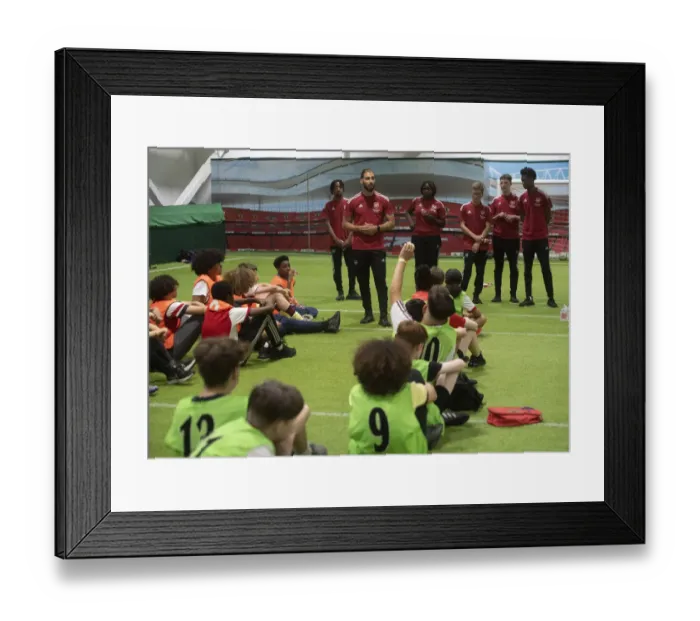 Framed Print : Record-Breaking 118 Ballboy Tryouts: 2022 Arsenal Football Club