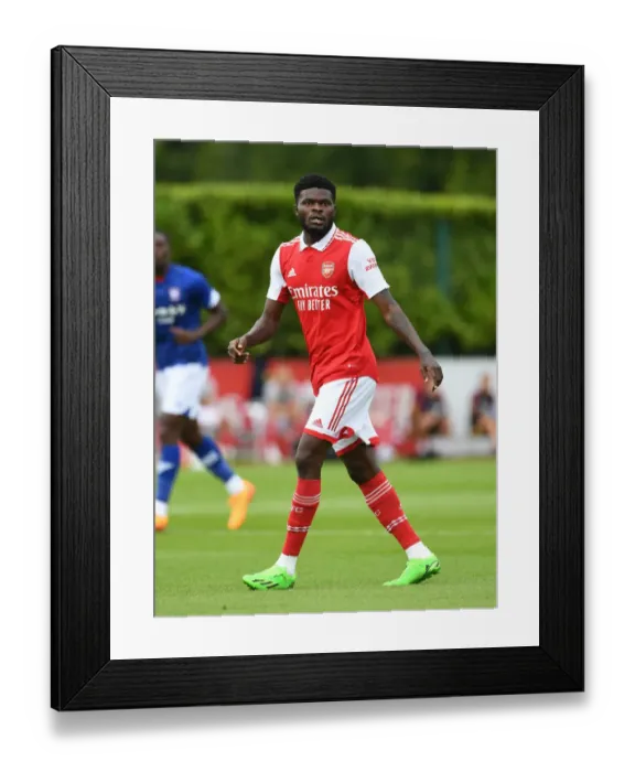 Framed Print : Thomas Partey's Brilliant Debut: Arsenal's Pre-Season Win over Ipswich Town (July 2022)