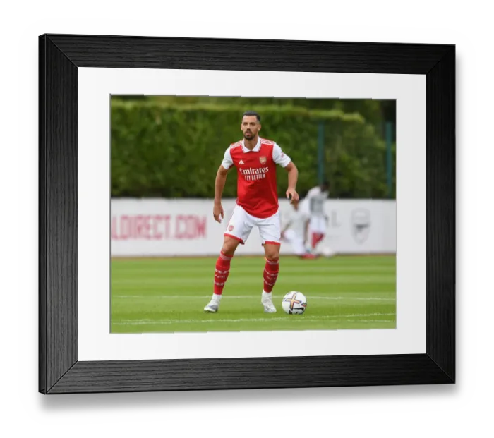 Framed Print : Arsenal's Pablo Mari in Action: Arsenal vs Ipswich Town Pre-Season Match, 2022