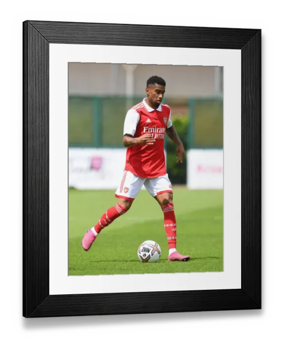 Framed Print : Reiss Nelson Shines: Arsenal's Pre-Season Triumph over Ipswich Town