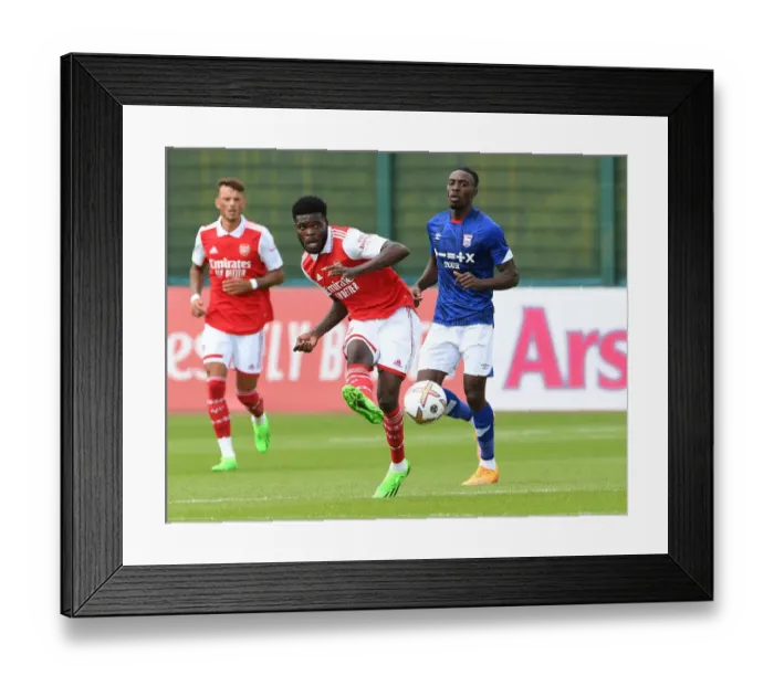 Framed Print : Thomas Partey's Brilliant Debut: Arsenal's Pre-Season Win over Ipswich Town (July 2022) Framed Print : Thomas Partey's Brilliant Debut: Arsenal's Pre-Season Win over Ipswich Town (July 2022)