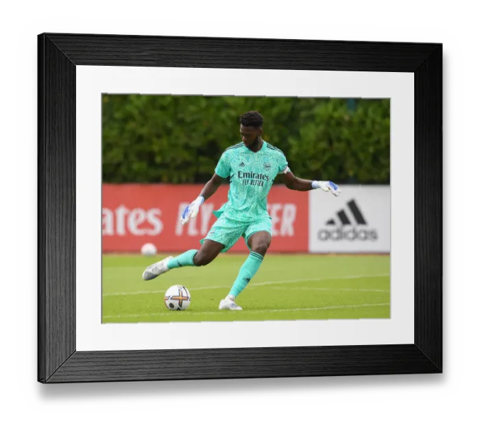 Framed Print : Arsenal FC: Arthur Okonkwo in Pre-Season Action Against Ipswich Town Framed Print : Arsenal FC: Arthur Okonkwo in Pre-Season Action Against Ipswich Town