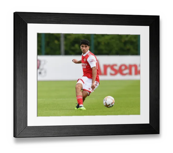 Framed Print : Arsenal's Oulad M'Hand Shines in Pre-Season Friendly Against Ipswich Town Framed Print : Arsenal's Oulad M'Hand Shines in Pre-Season Friendly Against Ipswich Town