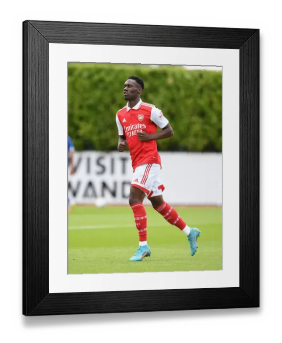Framed Print : Arsenal's Flo Balogun Stars in Pre-Season Victory over Ipswich Town Framed Print : Arsenal's Flo Balogun Stars in Pre-Season Victory over Ipswich Town