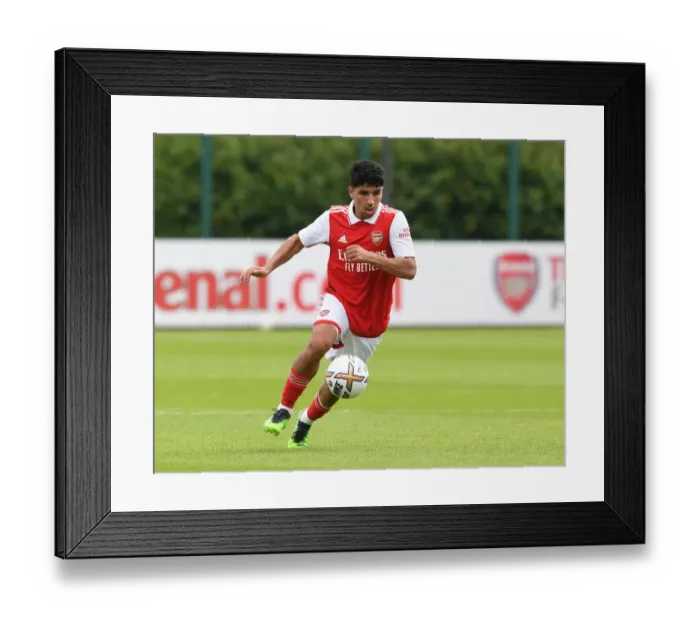 Framed Print : Arsenal's Oulad M'Hand Training with Ipswich Town in Pre-Season Friendly (2022)