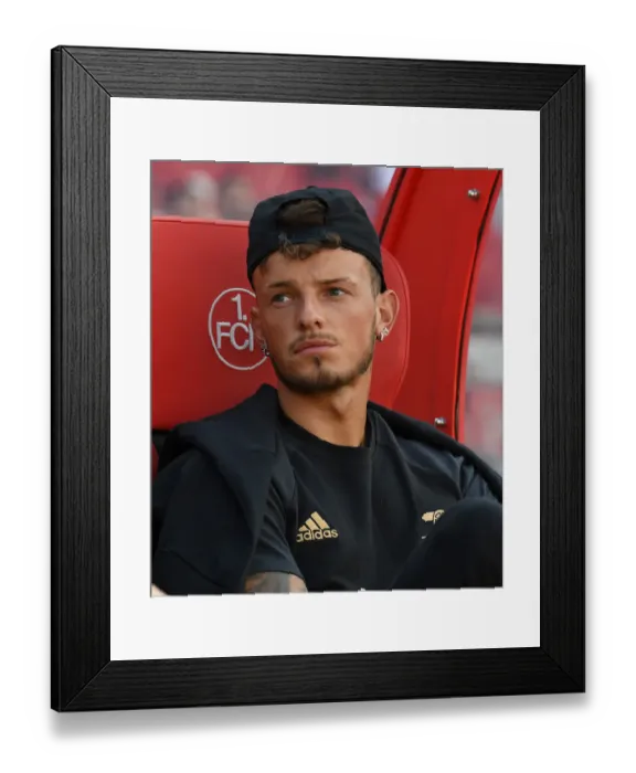 Framed Print : Arsenal FC Pre-Season: Ben White at 1. FC Nurnberg Training Framed Print : Arsenal FC Pre-Season: Ben White at 1. FC Nurnberg Training