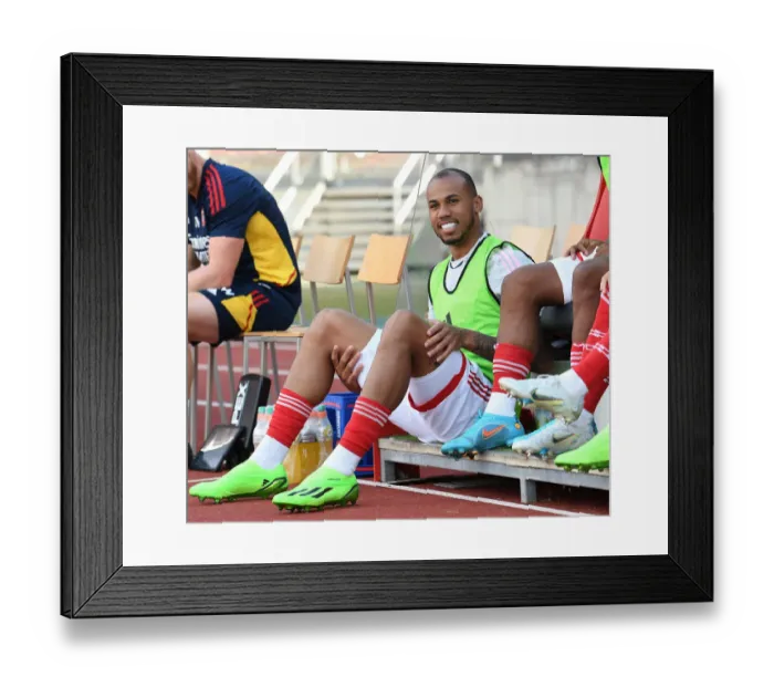 Framed Print : Gabriel Magalhaes Readies for FC Nurnberg: Arsenal's Pre-Season Battle Framed Print : Gabriel Magalhaes Readies for FC Nurnberg: Arsenal's Pre-Season Battle