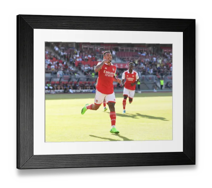 Framed Print : Gabriel Jesus Scores Fifth Goal: Arsenal Cruise Past 1. FC Nürnberg in Pre-Season Friendly Framed Print : Gabriel Jesus Scores Fifth Goal: Arsenal Cruise Past 1. FC Nürnberg in Pre-Season Friendly