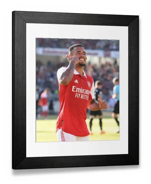Framed Print : Gabriel Jesus Scores Fifth Goal: Arsenal FC Tops 1. FC Nürnberg in Pre-Season Friendly Framed Print : Gabriel Jesus Scores Fifth Goal: Arsenal FC Tops 1. FC Nürnberg in Pre-Season Friendly