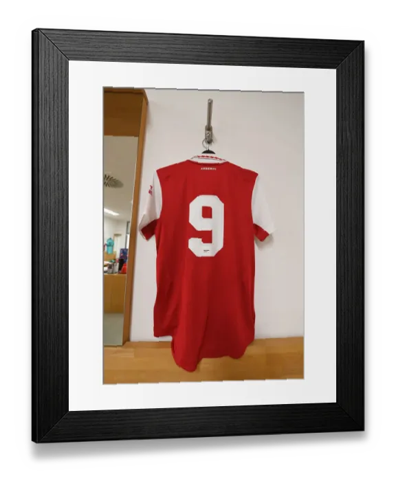 Framed Print : Arsenal FC: Pre-Season Training at FC Nurnberg's Stadium - Gearing Up for the 2022-23 Challenge