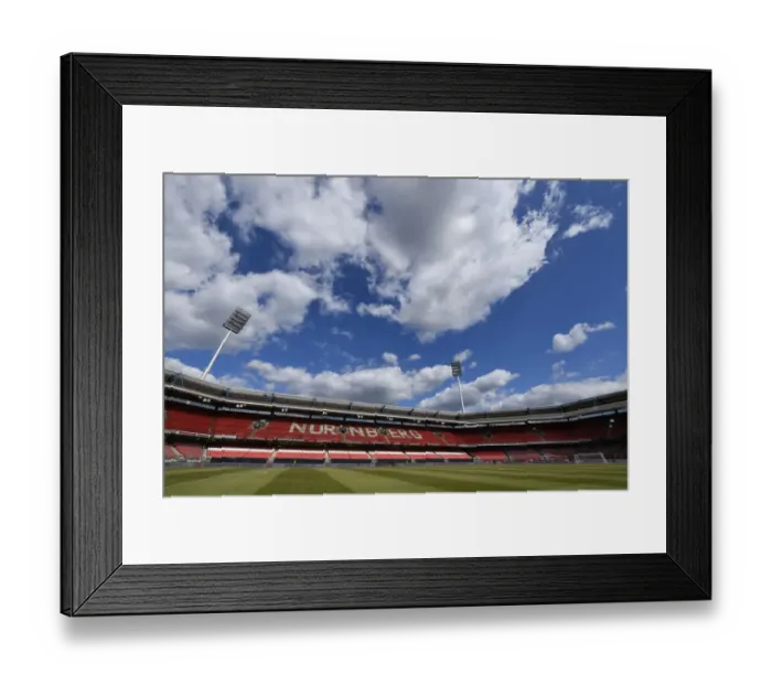Framed Print : Arsenal FC vs. 1. FC Nurnberg: Pre-Season Friendly at Max-Morlock-Stadion (July 2022)