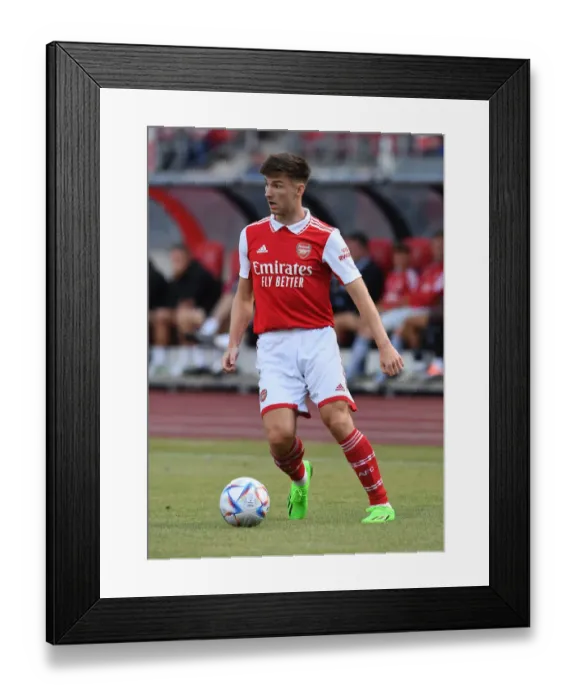 Framed Print : Arsenal's Kieran Tierney in Action: FC Nurnberg vs Arsenal (2022-23) Framed Print : Arsenal's Kieran Tierney in Action: FC Nurnberg vs Arsenal (2022-23)