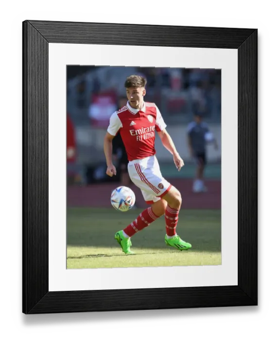 Framed Print : Arsenal's Kieran Tierney in Pre-Season Action against 1. FC Nurnberg