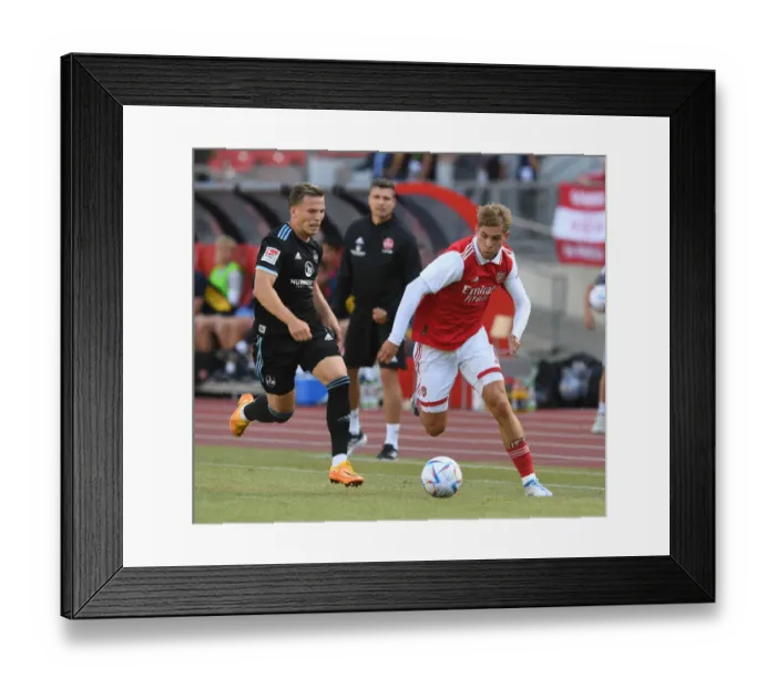 Framed Print : Emile Smith Rowe Shines: Arsenal Secures Pre-Season Win Against FC Nurnberg