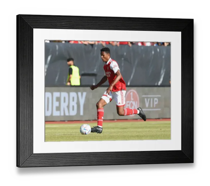 Framed Print : Arsenal vs. 1. FC Nurnberg: Pre-Season Face-Off in Nuremberg, Germany (July 2022)