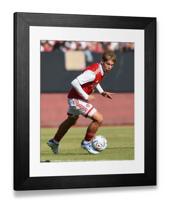 Framed Print : Emile Smith Rowe Shines: Arsenal's Standout Performance vs. 1. FC Nürnberg