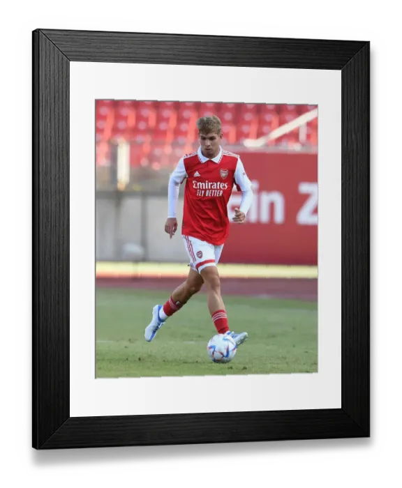 Framed Print : Emile Smith Rowe Shines: Arsenal's Pre-Season Triumph Over 1. FC Nurnberg