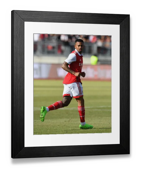 Framed Print : Gabriel Jesus in Action: Arsenal's Pre-Season Triumph over 1. FC Nürnberg Framed Print : Gabriel Jesus in Action: Arsenal's Pre-Season Triumph over 1. FC Nürnberg