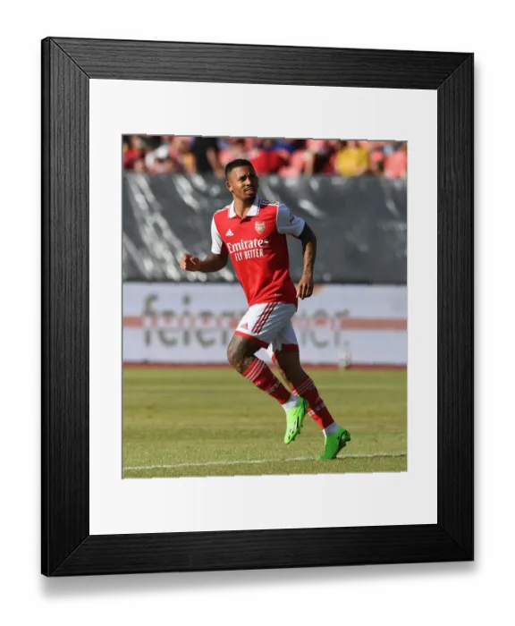 Framed Print : Arsenal Face 1. FC Nurnberg in Pre-Season Friendly