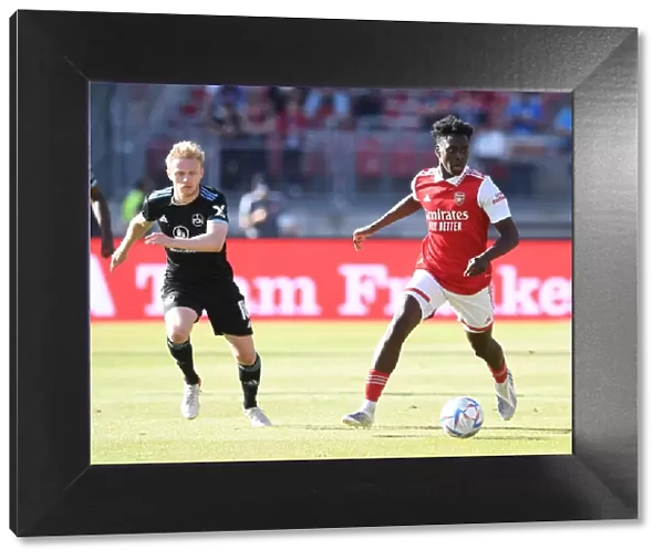 Arsenal's Albert Sambi Lokonga Shines in Pre-Season Clash Against 1. FC Nurnberg