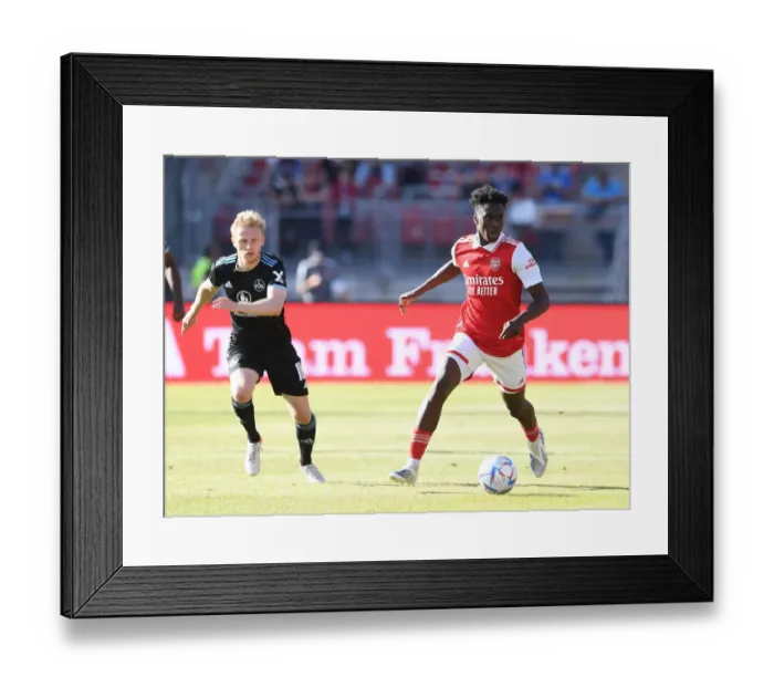 Framed Print : Arsenal's Albert Sambi Lokonga Shines in Pre-Season Clash Against 1. FC Nurnberg Framed Print : Arsenal's Albert Sambi Lokonga Shines in Pre-Season Clash Against 1. FC Nurnberg