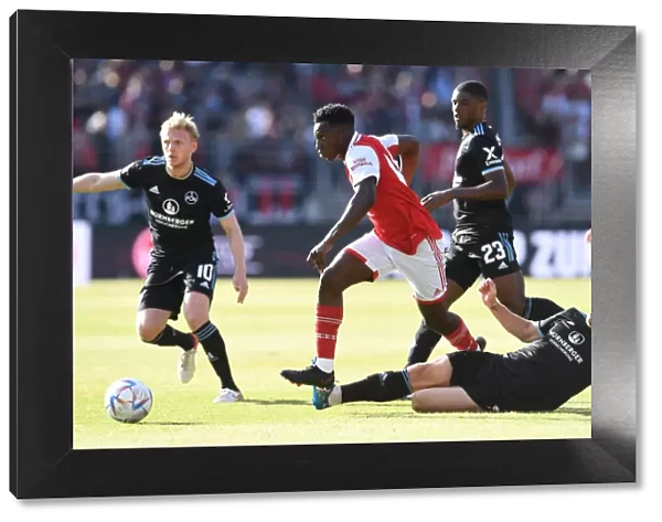 Arsenal's Eddie Nketiah Shines in Pre-Season Victory Over 1. FC Nurnberg