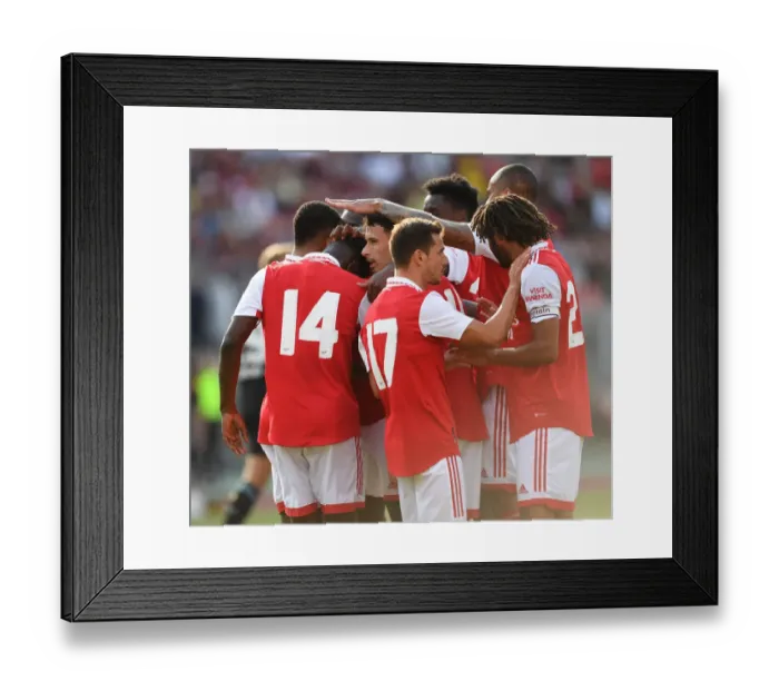 Framed Print : Arsenal's Pre-Season Triumph: Eddie Nketiah Scores in 1. FC Nurnberg Match Framed Print : Arsenal's Pre-Season Triumph: Eddie Nketiah Scores in 1. FC Nurnberg Match