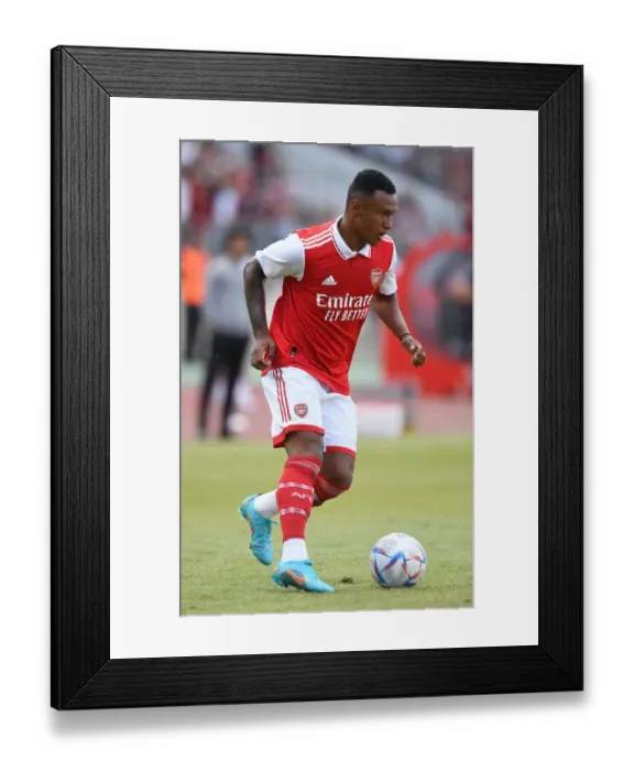 Framed Print : Arsenal F.C. vs. 1. FC Nürnberg: Pre-Season Clash in Germany, Marquinhos in Action