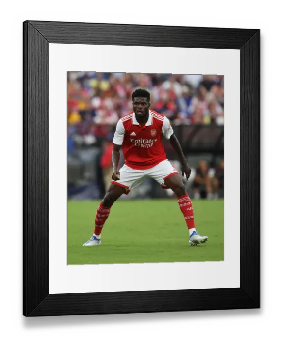 Framed Print : Thomas Partey in Action: Arsenal vs. Everton Pre-Season Clash, 2022-23 Framed Print : Thomas Partey in Action: Arsenal vs. Everton Pre-Season Clash, 2022-23