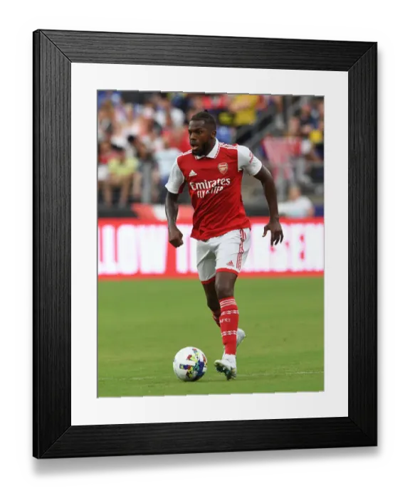 Framed Print : Arsenal FC Training in Baltimore: Nuno Tavares in Action during Arsenal vs. Everton Pre-Season Match Framed Print : Arsenal FC Training in Baltimore: Nuno Tavares in Action during Arsenal vs. Everton Pre-Season Match