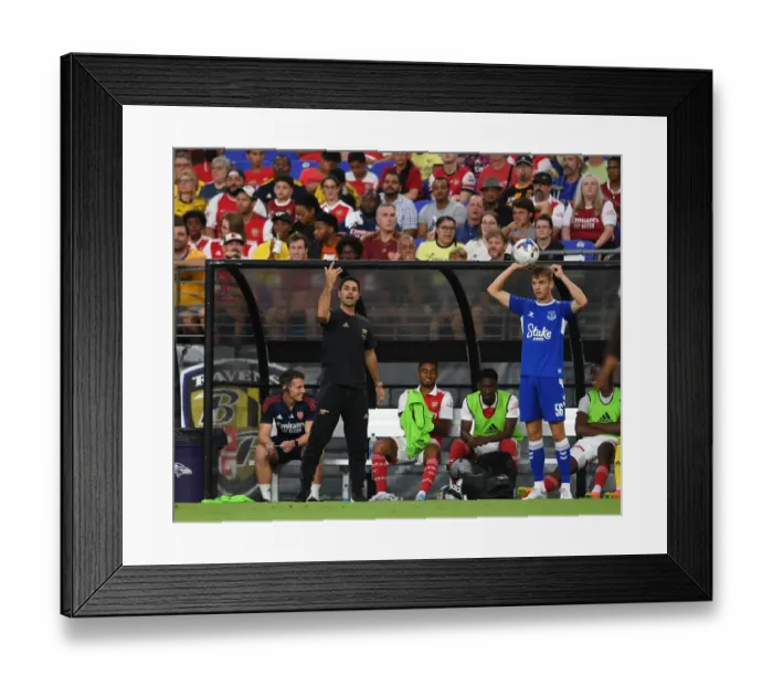Framed Print : Arsenal in Pre-Season USA Tour: Mikel Arteta Leads Arsenal Against Everton at M&T Bank Stadium Framed Print : Arsenal in Pre-Season USA Tour: Mikel Arteta Leads Arsenal Against Everton at M&T Bank Stadium
