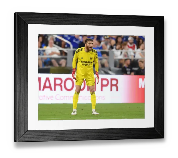 Framed Print : Arsenal in Pre-Season USA Tour: Matt Turner in Action against Everton in Baltimore