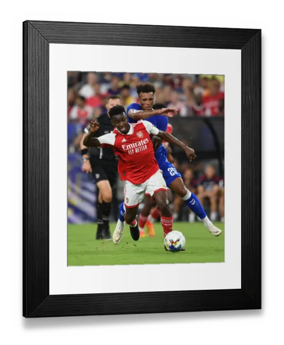 Framed Print : Arsenal's Nketiah Fouls by Everton's Gbamin: A Pre-Season Clash in Baltimore (Arsenal vs. Everton, 2022-23) Framed Print : Arsenal's Nketiah Fouls by Everton's Gbamin: A Pre-Season Clash in Baltimore (Arsenal vs. Everton, 2022-23)