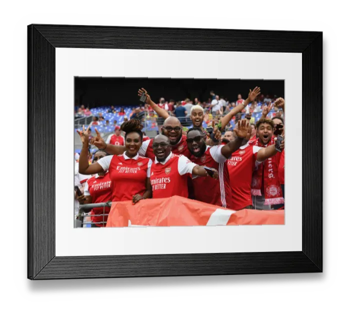 Framed Print : Arsenal vs. Everton: Pre-Season Clash at M&T Bank Stadium (2022)