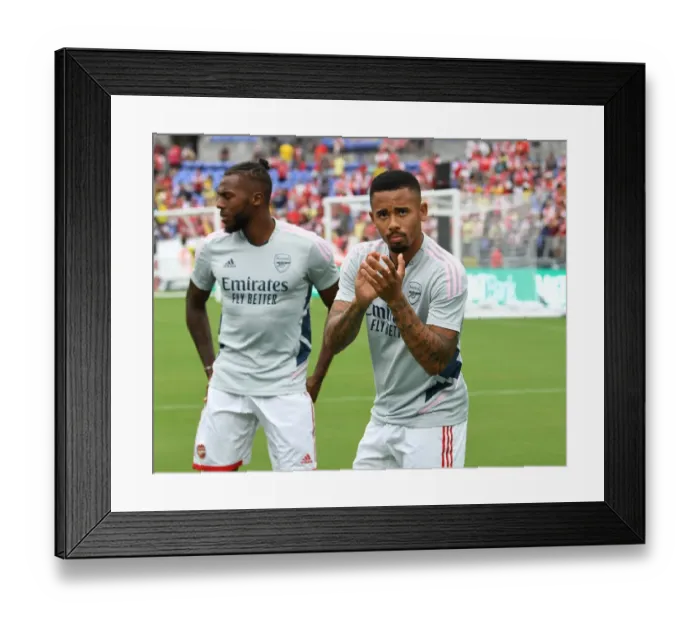 Framed Print : Arsenal vs. Everton: Pre-Season Clash at M&T Bank Stadium (2022)