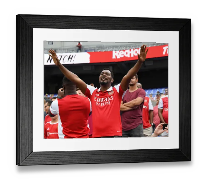 Framed Print : Arsenal vs. Everton: Pre-Season Clash at M&T Bank Stadium (2022) Framed Print : Arsenal vs. Everton: Pre-Season Clash at M&T Bank Stadium (2022)