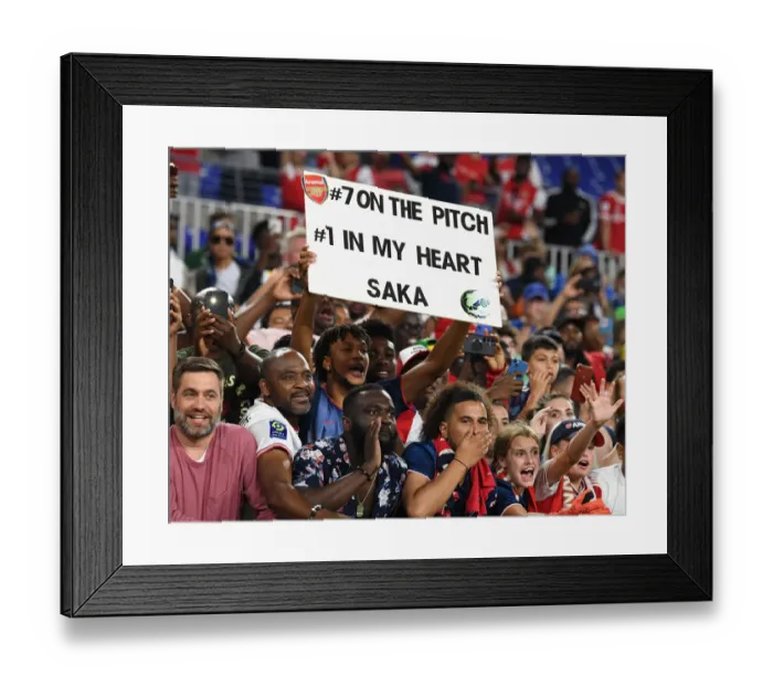Framed Print : Arsenal Fans Gather After Pre-Season Match Against Everton in Baltimore Framed Print : Arsenal Fans Gather After Pre-Season Match Against Everton in Baltimore