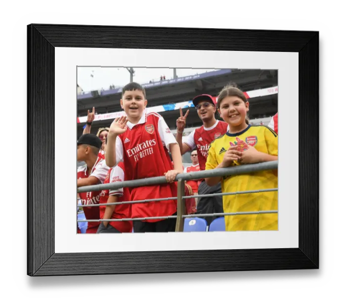 Framed Print : Arsenal vs. Everton: Pre-Season Clash at M&T Bank Stadium (2022)