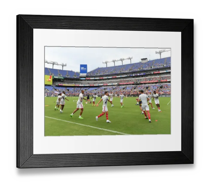 Framed Print : Arsenal vs. Everton: Pre-Season Clash at M&T Bank Stadium (2022) Framed Print : Arsenal vs. Everton: Pre-Season Clash at M&T Bank Stadium (2022)