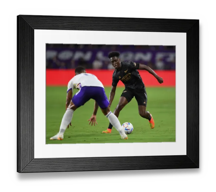 Framed Print : Arsenal's Albert Sambi Lokonga in Action against Orlando City SC (2022-23)