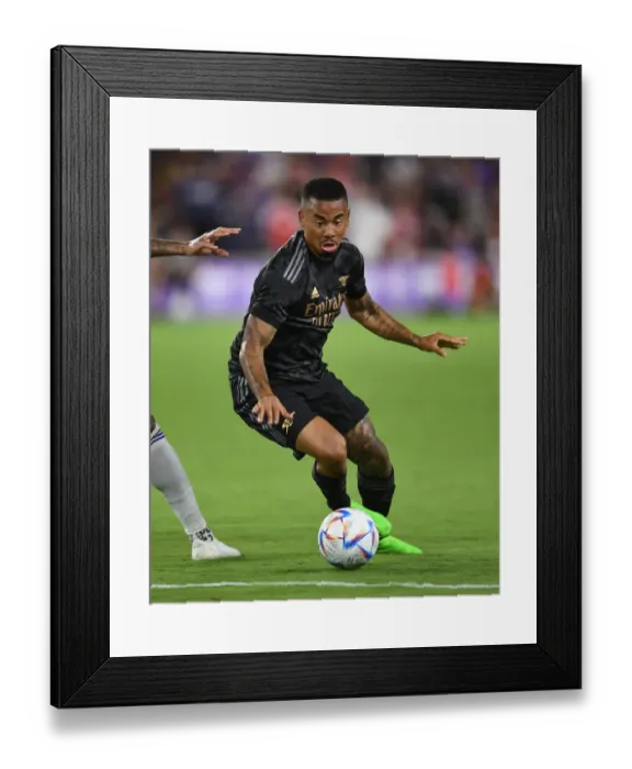 Framed Print : Arsenal's Gabriel Jesus Trains with Orlando City SC During 2022-23 Pre-Season Friendly Framed Print : Arsenal's Gabriel Jesus Trains with Orlando City SC During 2022-23 Pre-Season Friendly