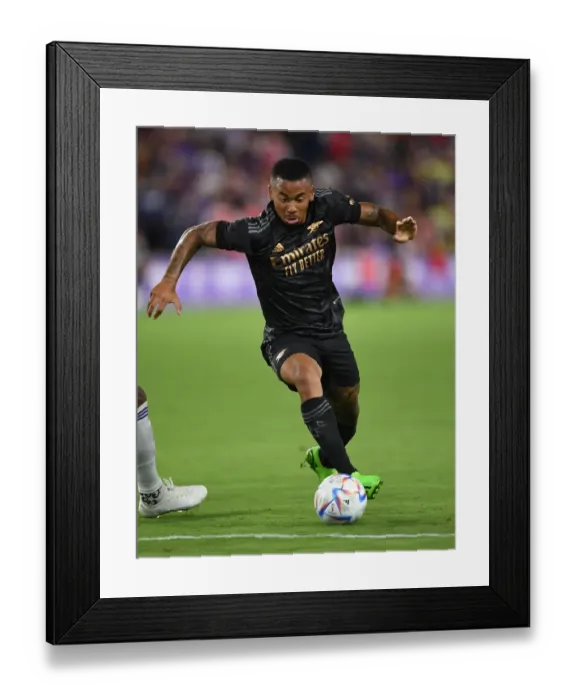 Framed Print : Arsenal's Gabriel Jesus Trains with Orlando City SC During 2022-23 Pre-Season Friendly Framed Print : Arsenal's Gabriel Jesus Trains with Orlando City SC During 2022-23 Pre-Season Friendly