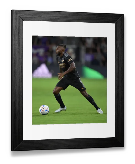Framed Print : Arsenal's Nuno Tavares Shines in Orlando Pre-Season Friendly (2022-23)